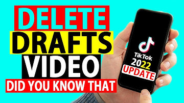 How To Delete A Draft On TikTok in 2022 | Do It Yourself.