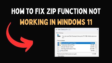 How to Fix Zip Function Not Working in Windows 11