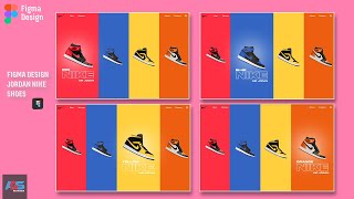 How to Design a Jordan x Nike Shoes Web UI in Figma | Figma Tutorial: Create a Jordan Shoe Page UIUX