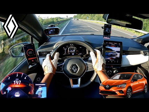 NEW RENAULT CLIO 1.5l 100HP | TOP SPEED AUTOBAHN DRIVE POV