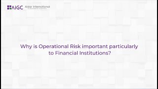 Operational Risk Management | AIGC