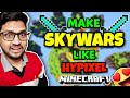 How to make skywars in minecraft  how to make hypixel skywars in aternos  hypixel skywars tutorial