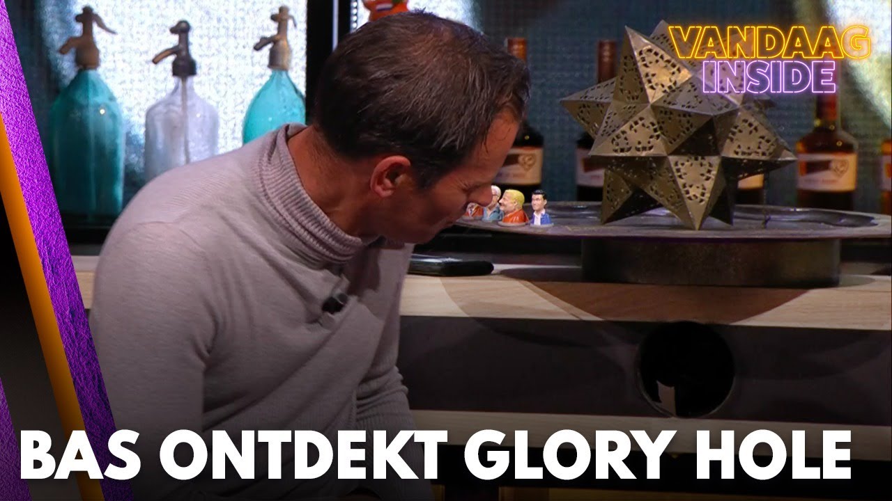 Bas Nijhuis ontdekt glory hole in studio Vandaag Inside | VANDAAG INSIDE
