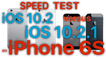iPhone 6S : iOS 10.2 vs iOS 10.2.1 Final Speed Test Build # 14D27