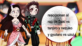 kamaboko squad reaccionan a tanjiro y nezuko vs daki y uzui vs gyutaro_motokito_(leer descripción)