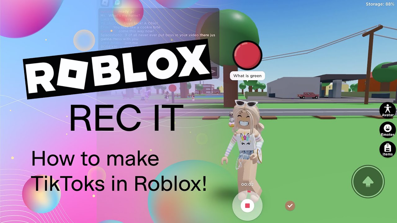 Roblox Rec it had an update and now you can have items and have