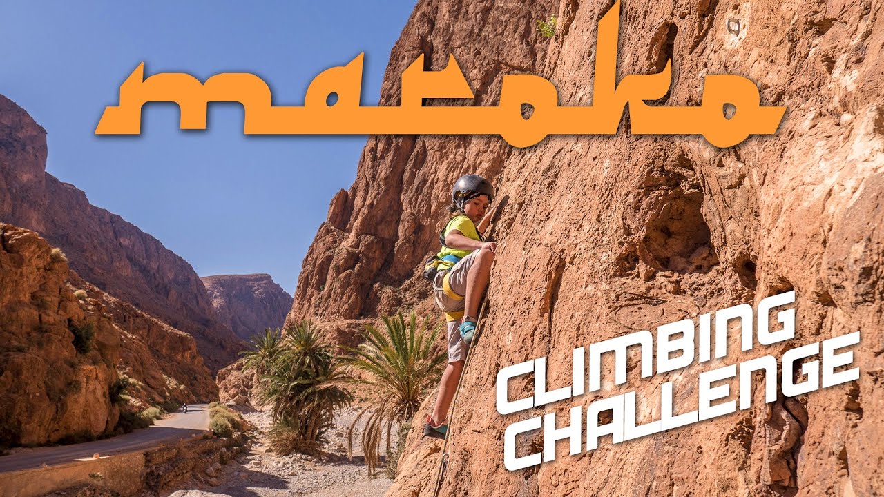 MAROCCO ADVENTURE - wspinaczka w wąwozie Todra, Atlas Wysoki i Sahara. (eng/de subtitles)