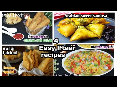 4 Unique iftaar Recipes | Iftar Special | Ramadan 2022 Special Recipes | Ramzan Special Recipes
