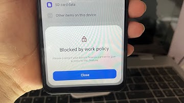 blocked by work policy ! block by work policy kaise hataye blocked by it admin fix both problem !