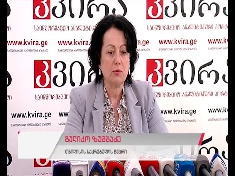 თბილისის საკრებულოს ადამიანის უფლებათა დაცვის კომისიის თავმჯდომარის გულიკო ზუმბაძის პრესკონფერენცია