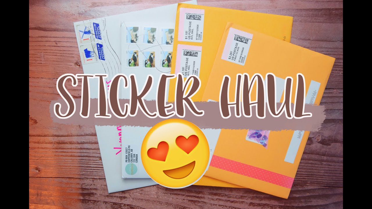 Sticker Haul ♥ | feat. MissSparklePlans, PrettyOnPaperCo, SponsoredbyCoffee and BelloXOPlanning