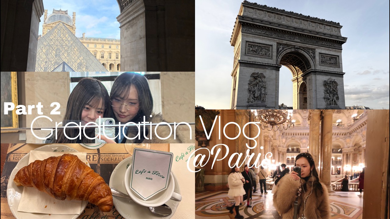 卒業旅行@フランス🇫🇷🤍 後編（パリ観光/ヴェルサイユ宮殿/お買い物etc)