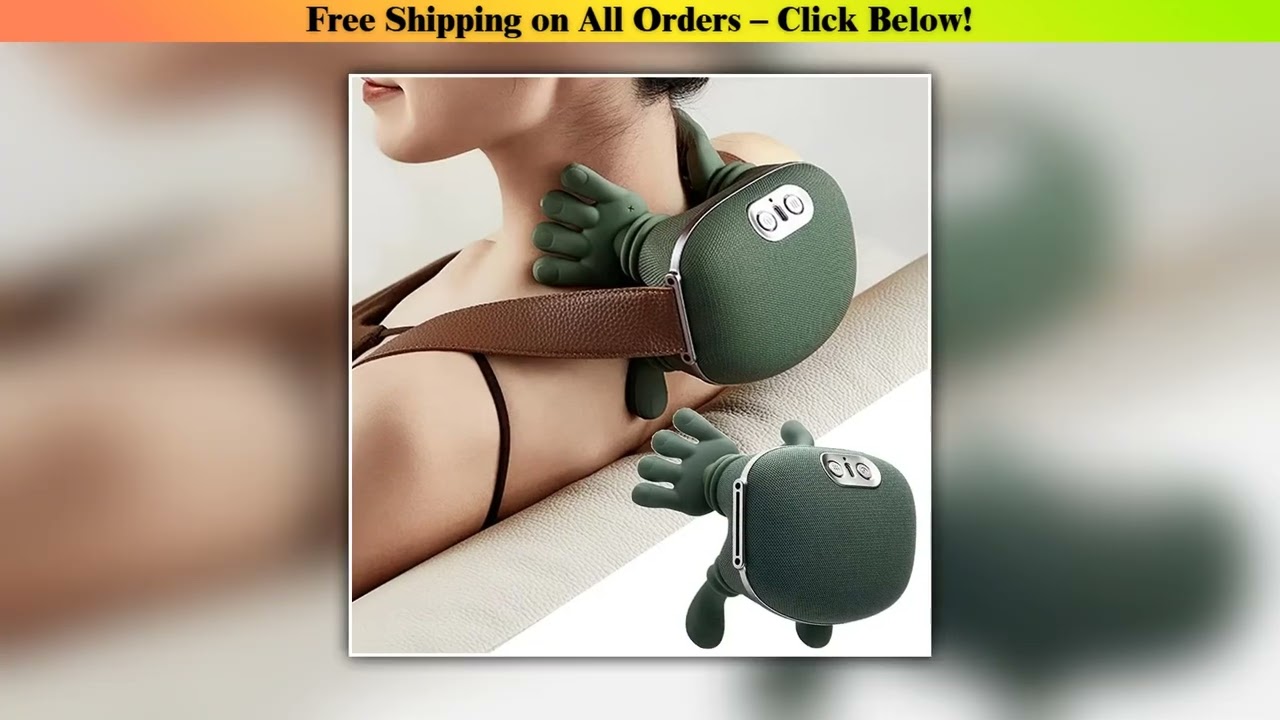 2025 Bionic Neck Shoulder Massager N7 Kneading Massager Shawl 3-Level Modes neck Cervical Waist