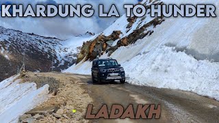 Roadtrip to Leh Ladakh by Scorpio Epi 7 Khardung la to Hunder Nubra Valley Diski