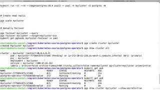 32  Demo postgresql operator