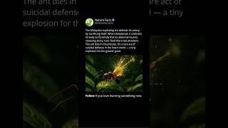 This ant explodes to protect its colony