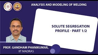 Solute segregation profile - part 1/2 Profile