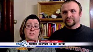 Assumed armed suspect still on the loose after robbery