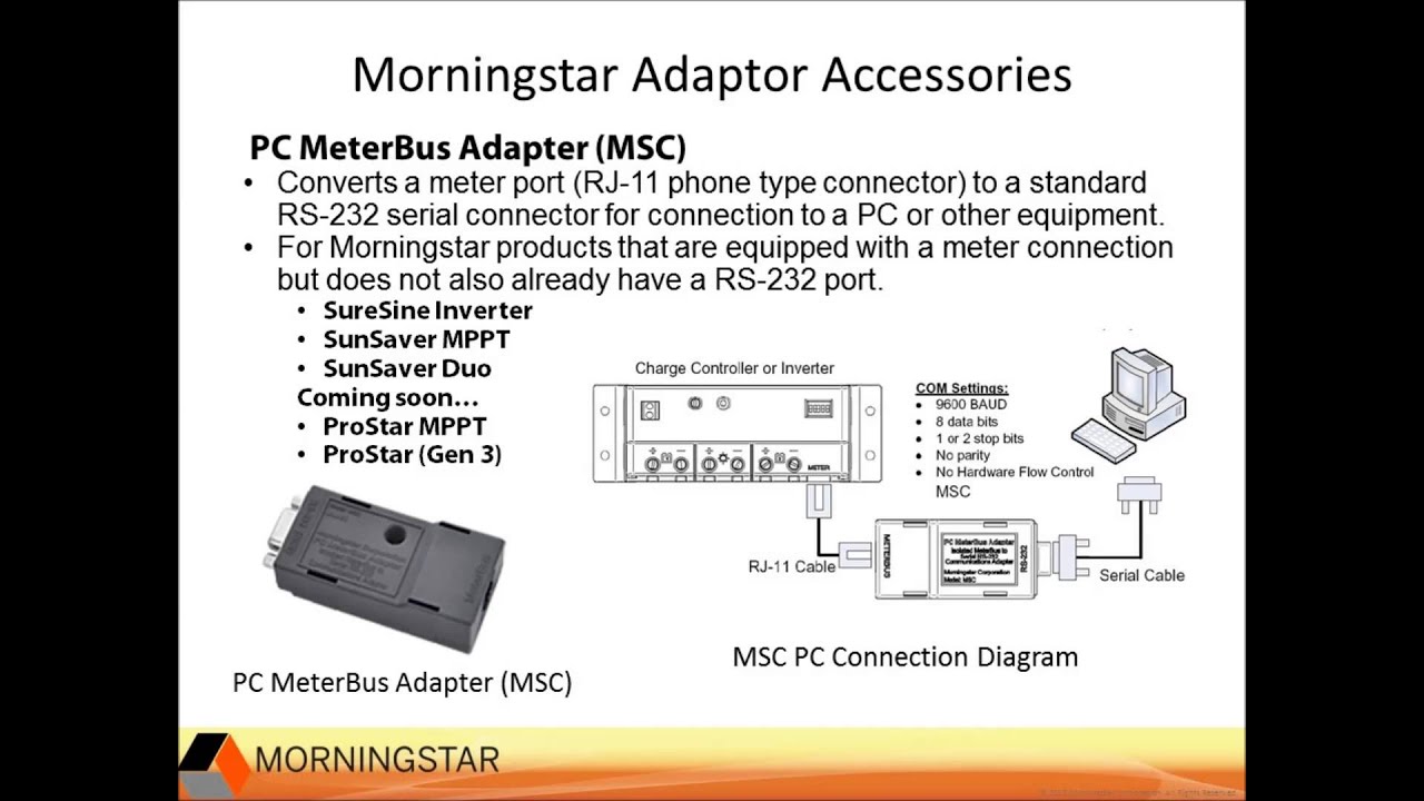 Remote Off-grid Access to Morningstar Controllers Video #1