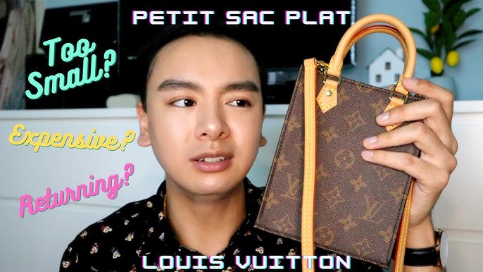 Shop Louis Vuitton PETIT SAC PLAT 2022 SS Petit Sac Plat (M81069