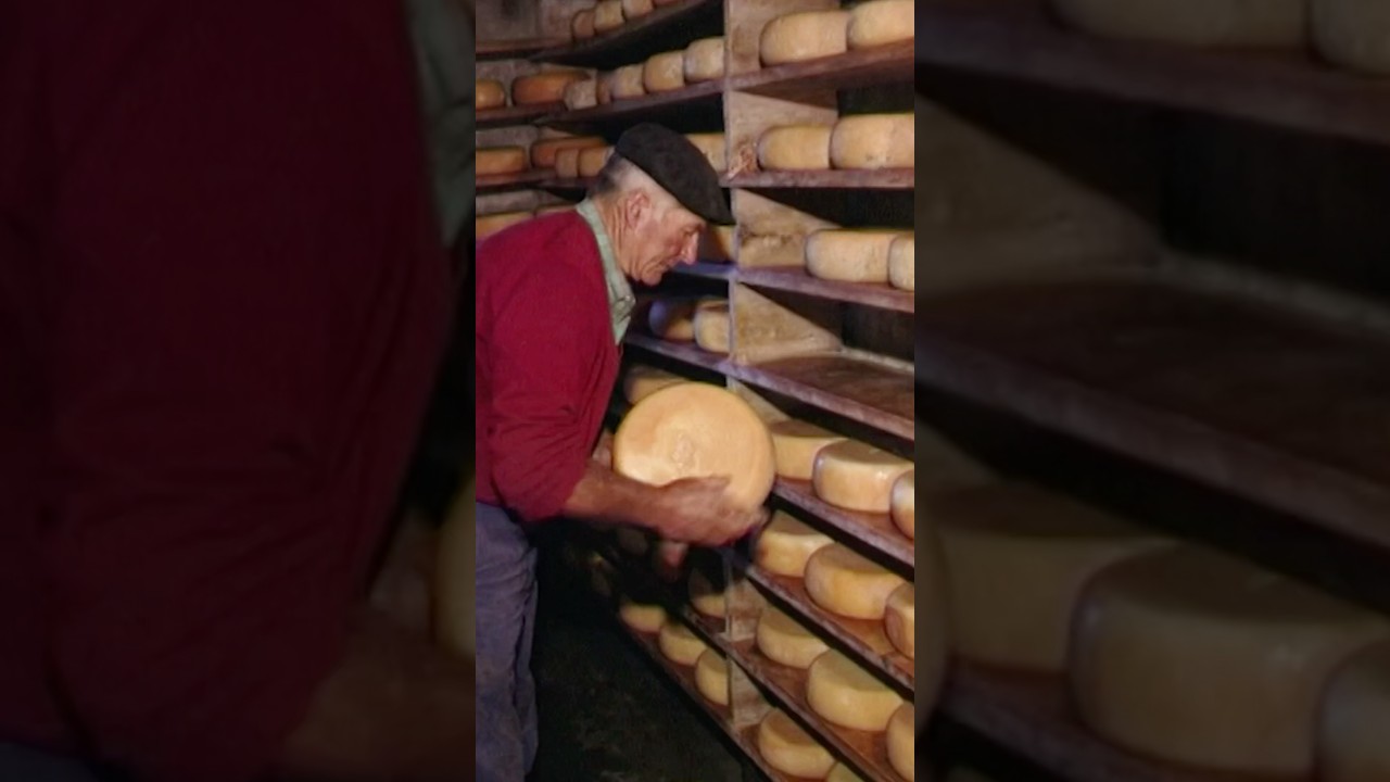 🧀🛖 QUESO curado en la oscuridad de una CUEVA