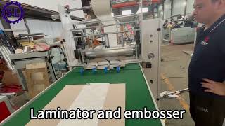 Customized Lamination Machine Roll to Sheet+Embossing Roller According to Client's Design