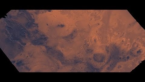 Mapping Mars:  3D Scientific Visualization with Blender