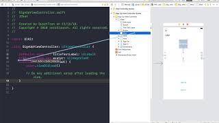 Swift 5 & Firebase 5 - Design Sign Up View: customize User Interface. - Ep 9 Build Tinder + Chat screenshot 5