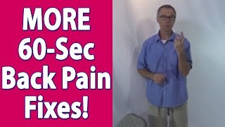 MORE 60-Second Back Pain Fixes