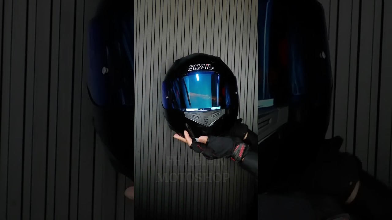 Helm SNAIL FFS1 Black Glossy