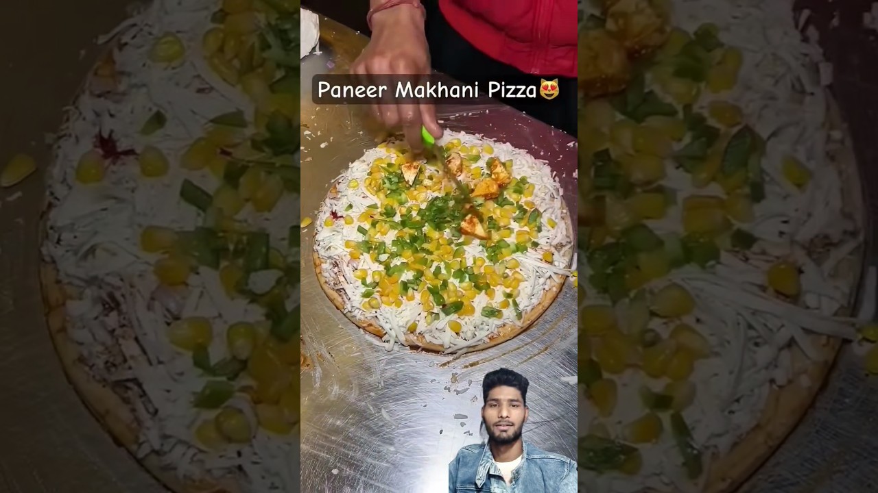 paneer makhani pizza 🍕😋 food 