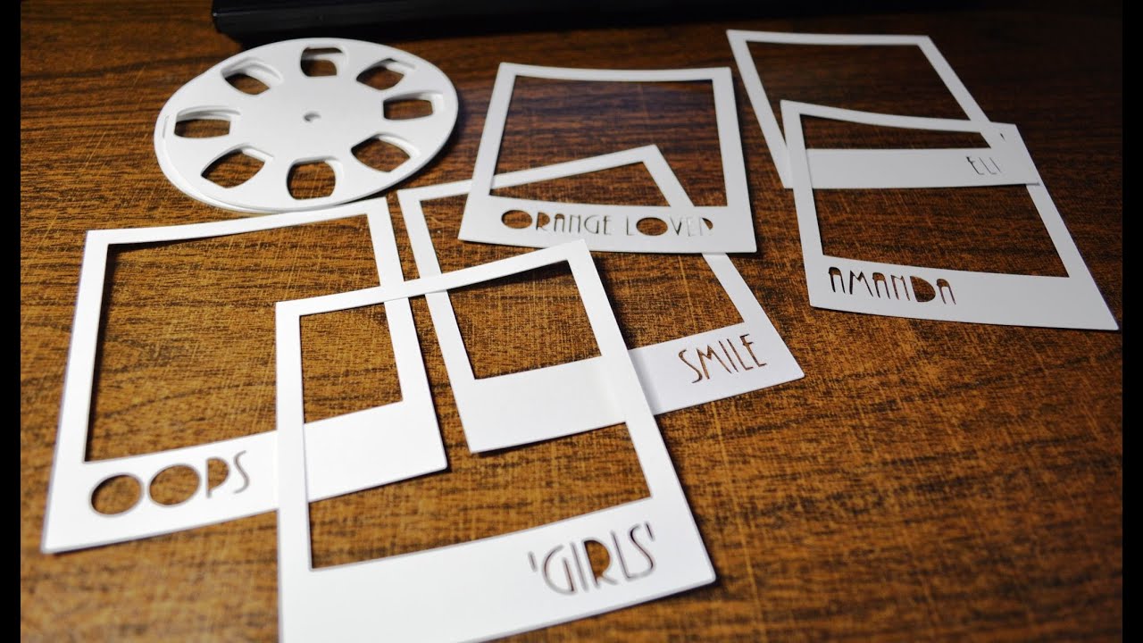 Silhouette Cameo Polaroid & Viewfinder Wheel YouTube