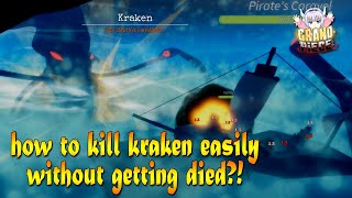 HOW I FARM KRAKEN EASILY WITHOUT GETTING KILLED in Grand Piece Online