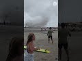 Waterspout turns into tornado at South Carolina beach