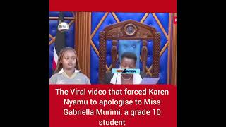 The video that made Senator Karen Nyamu trend.