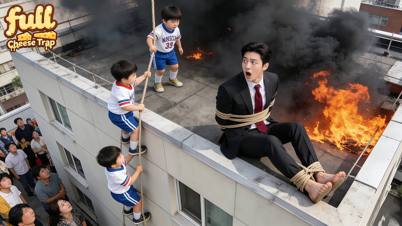 No One Dared Save CEO Trapped On The Top Floor—3 Kids Climbed Up And Brought Him Down! Fate Changed!