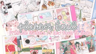 Printable Sticker Haul // New Favorite Printable Shop // Affordable Planner Stickers