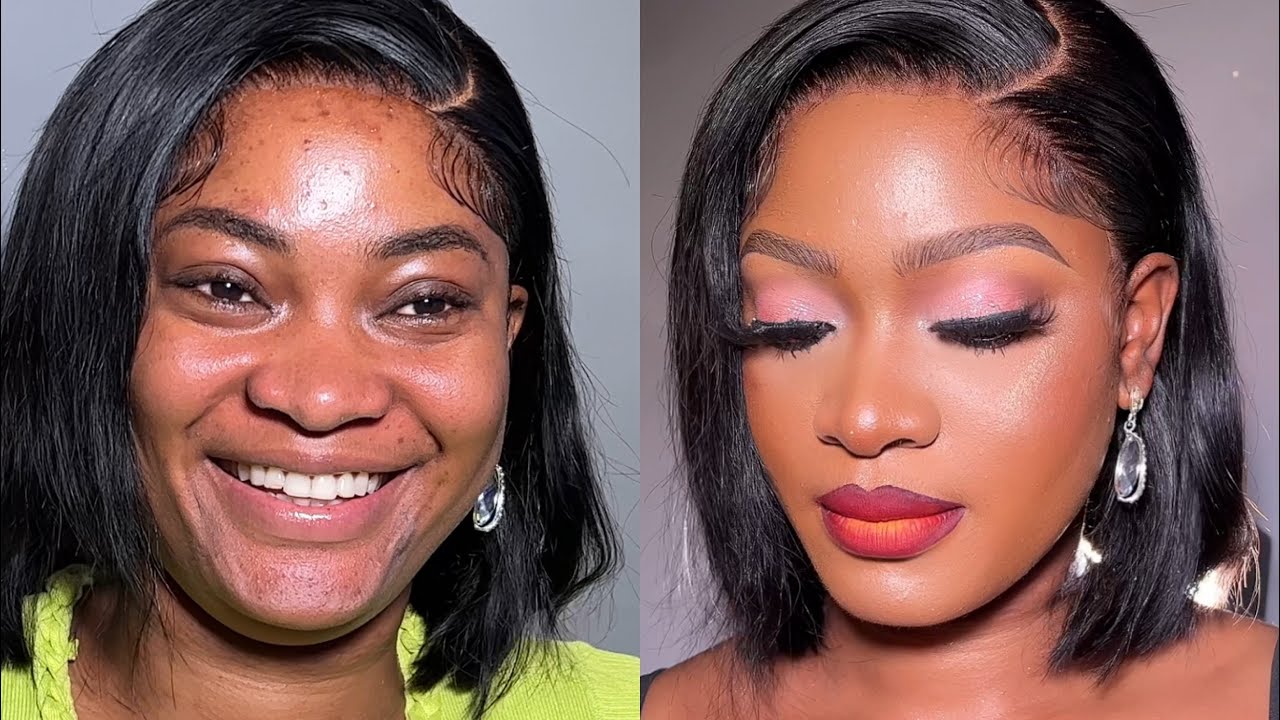 The best Flawless skin work tutorial. || How to fix contact lens on ...