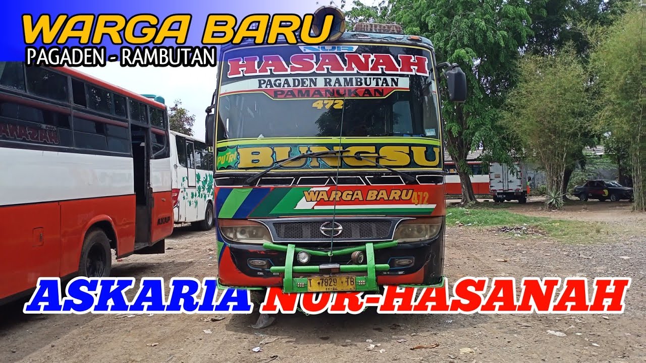 Askaria Gila Balap!!! Bus Warga Baru Pagaden Rambutan Hasanah, Trip Pagaden Rambutan
