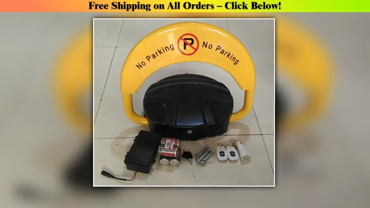 Remote Control Parking Lock Waterproof and Anti-pressure Parking Lock English Lift Parking Lock