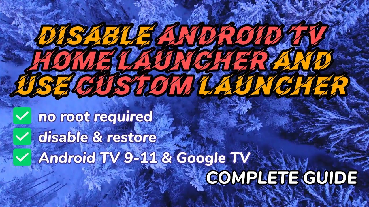 Finally a clean homescreen on my Android / Google TV! The free app is  called Projectivy Launcher and can change the default launcher via the  accessibility service, even if you press the