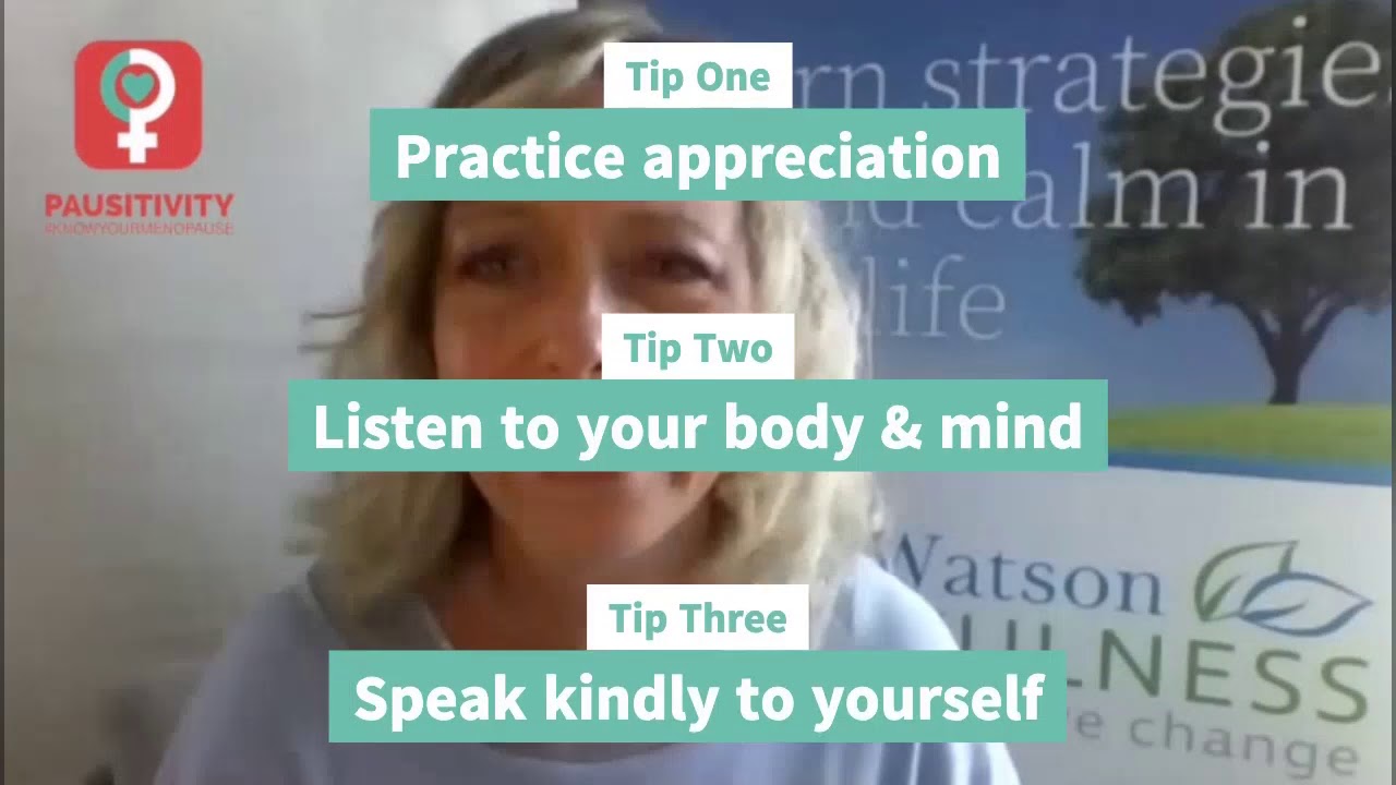 Fiona Watson Top 3 Tips Mindfulness & Menopause