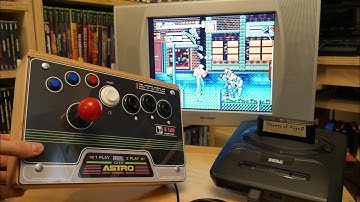 Build a Sega Genesis [Mega Drive] Arcade Fight Stick Controller from Scratch