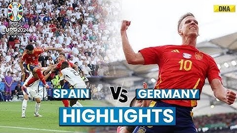 Germany Vs Spain UEFA European Championship 2024  Quarter final's full highlights.Spain won by 2-1.