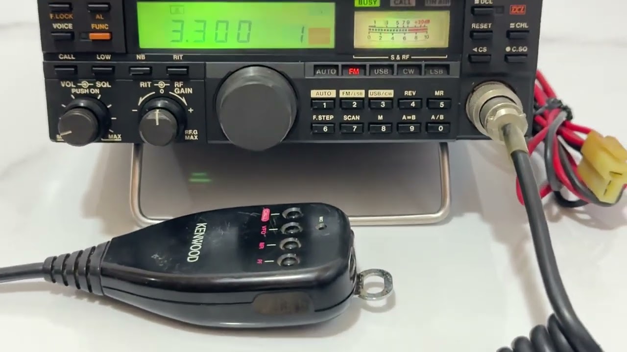 Kenwood TR-751 VHF Test-RX - YouTube