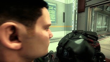 Frakking CREEPY! Star Citizen multiplayer alpha - overlapping players in spawn zone.