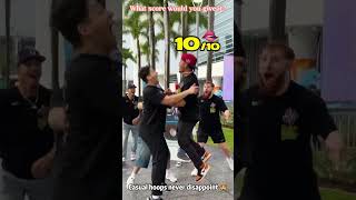 Rate the stranger's basketball#basketball #usa #funnyvideos #foryou #street