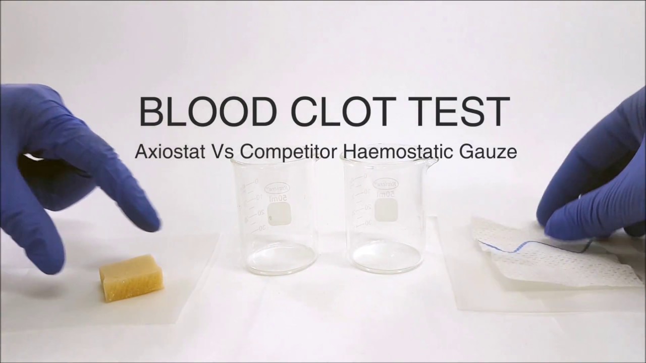 Axiostat Blood clot test YouTube