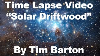 Nebula Painting Time Lapse - Solar Driftwood - CosmicSpark