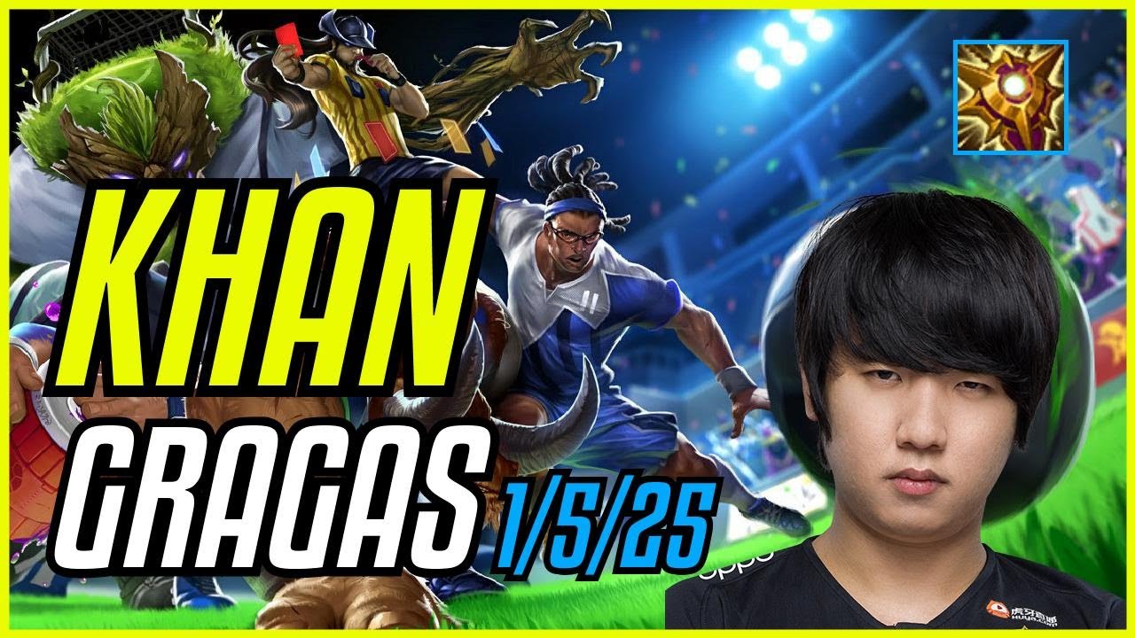 KHAN - GRAGAS vs COMP - THRESH SUPPORT - EUW CHALLENGER - PATCH 11.10